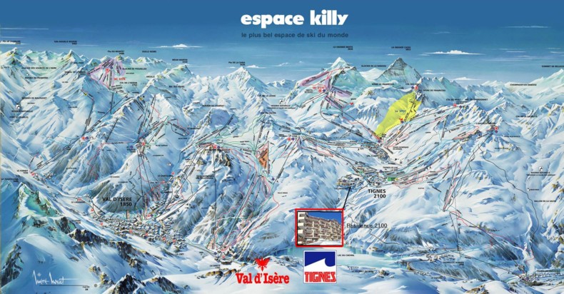 plan des pistes